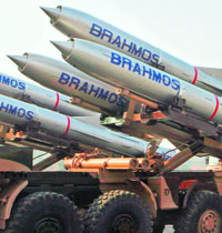 BrahMos is a short-range supersonic cruise missile that can be launched from submarines, ships, aircraft or land