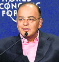 FM Arun Jaitley at the India Economic Summit in New Delhi. PTI