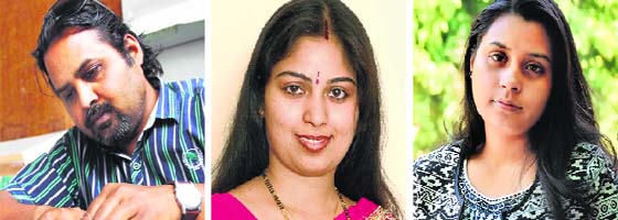 (L-R): Dr Mahesh Prajapati, Nutan Dhiman and Sonali Mukesh