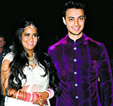 Arpita Khan with Aayush Sharma
