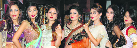 Models showcase the designer creations