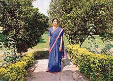 Jaya Jaitley presenting 'The woman'