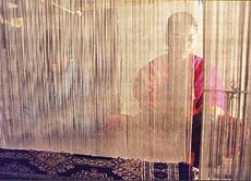 Training centres for sewing, knitting, carpet-weaving, typing and electronics have been set up in Kot Kapura to make the villagers self-sufficient. Photo by Gautam Singh