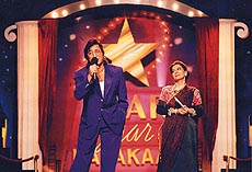 Farida Jalal with Shakti Kapoor in Star Yaar Kalakaar: Attractive sponsors