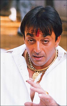 "Im only taking it easy..." Sanjay Dutt on the sets of Vaastav