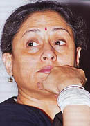 Jaya Bachchan: " Indian women have a tremendous capacity to give" Photo by Gautam Singh