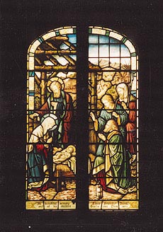 Stained glass is beautiful to look at, no matter in what shape it is used