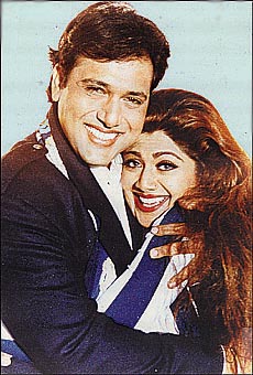 Govinda and Shilpa Shetty in Chhote Sarkar