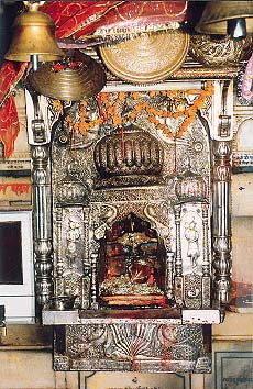 The sacred flame in the temple