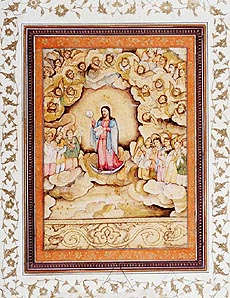 "Christ as Salvator Mundi", attributed to Manohar in the late 16th century, is part of "The Jesuits and the Grand Mogul: Renaissance Art at the Imperial Court of India (1580-1630)" showing at the Arthur Sackler Gallery in Washington.
