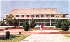 The Indira Gandhi Auditorium in HAU