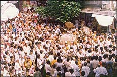 A view of Shobha Yatra
