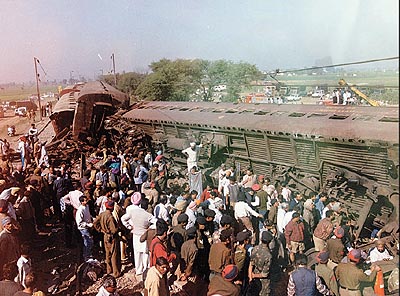 News in photos: Train disaster in Punjab, India