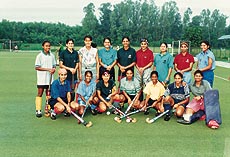Indian women’s hockey team: Slim chance. Photos by Subash