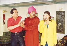 Shekhar Suman in Wilayatee Babu: A case of overkill?