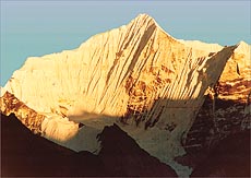 A view from langtang village