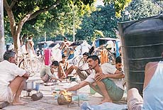 They work hard, even at the cost of their health, to send money home. 