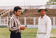 Mamik and Prithvi in Champion: good shot 