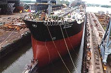Country's first double-hull oil tanker built by Cochin Shipyard Limited 