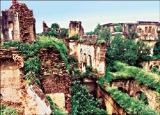 No longer the "impregnable structure." Photo by Gautam Singh
