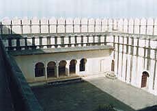 An inside view of the ladies’ area of the palace that has seen many a splendour-filled day