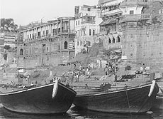There is always something happening on the ghats of Varanasi. 