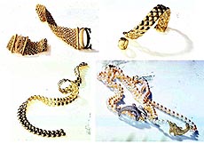 Exquisite jewellery pieces in " La Creation," an exhibition by French jewellery giant, "Cartier," opening in Mumbai from Friday.