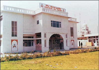 The main hall where the "Sikh Heritage" exhibition is going on