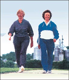 Walking by itself is an aerobic activity