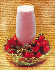 Strawberries are used as pie fillings and they are also mixed in salads and milk shakes
