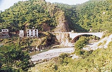 The Gamber (Shimla) river at Gamberpul