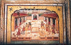 Holi wall painting