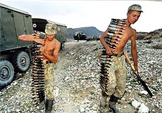 Russian army soldiers.