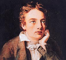 Miniature of Keats by Joseph Severn, 1818