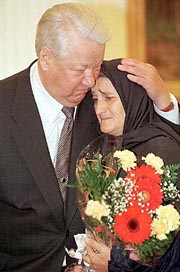 Russian President Boris Yeltsin