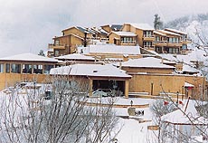 A resort near Shimla...Helicopter flight in millennium