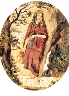 A lady from Kulu with a pot by A.F.P. Harcourt, C. 1870