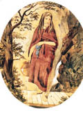 A lady from Kulu with a pot by A.F.P. Harcourt, C. 1870