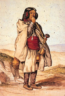 A hill woman smoking by R. Clint, C. 1860