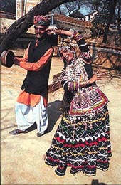 A folk dancer
