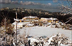 A view of Dagshai in winter 