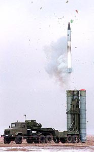 S-400 missile is launched