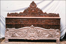 About 35 furnishing firms of Saharanpur contribute 50 per cent of wood-carved furniture to Indian export