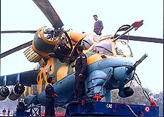 MI-35 assault helicopter