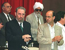 Cuban leader Fidel Castro