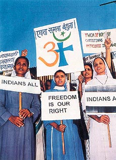 Like all religions Christianity, too, did have its internal problems in India, but rarely did it come into conflict with other faiths.