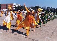 Youth present a cultural show