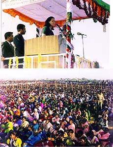 Congress President Sonia Gandhi 