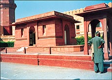 The tomb of Allama Iqbal at Lahore