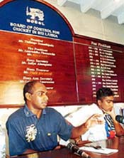 Sanath Jayasurya & Mahela Jayavardene of Sri Lanka